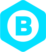 Logo Mercado Bitcoin Azul